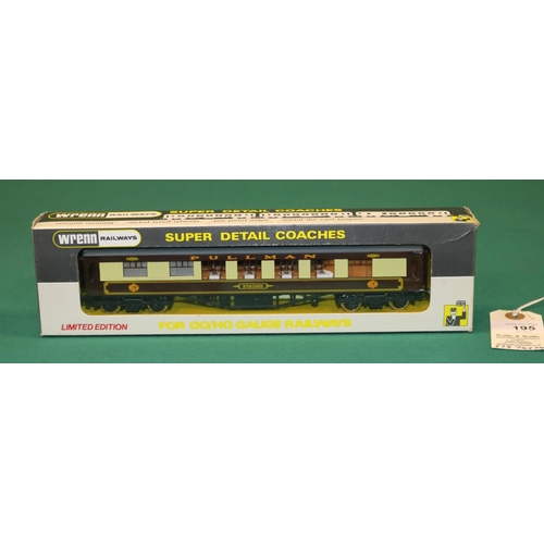 4 - A rare Wrenn Railways Pullman Car (W6102E). Evadne, 1st Class Kitchen Car, a very Limited Edition (8... 