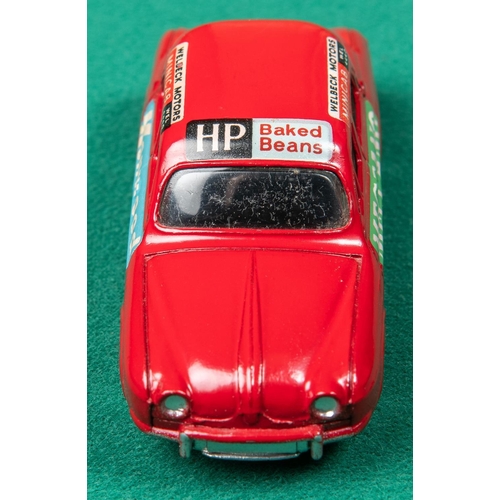 439 - Dinky Toys Renault Dauphine Minicab (268). In red with Meccano, Britax, Kenwood etc adverts to bodyw... 