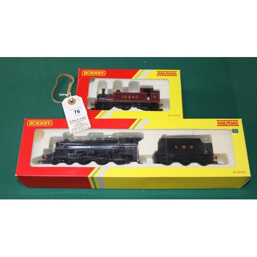 76 - 2 Hornby Hobbies 00 gauge Locomotives. LMS class 5 4-6-0 Tender Locomotive, RN5112. In lined black l... 