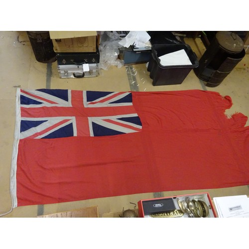 24 - A stitched Red Ensign, 110