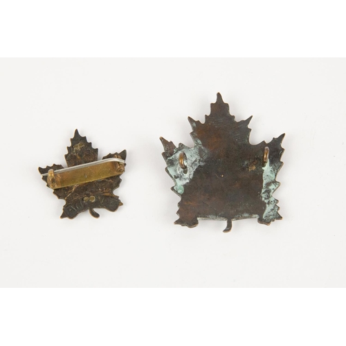 177 - A WWI CEF cap badge of Eaton's Motor Machine Gun Battery, large beaver type, and a single collar bad... 