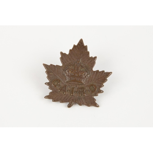 195 - A WWI CEF cap badge of the Canadian Arms Inspection Repair Depot. GC £80 -100