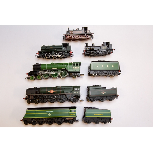 15 - 6 '00' gauge Steam Locomotives. By Kernow, Hornby and  Dapol. Kernow - A Southern Railway Beattie We... 