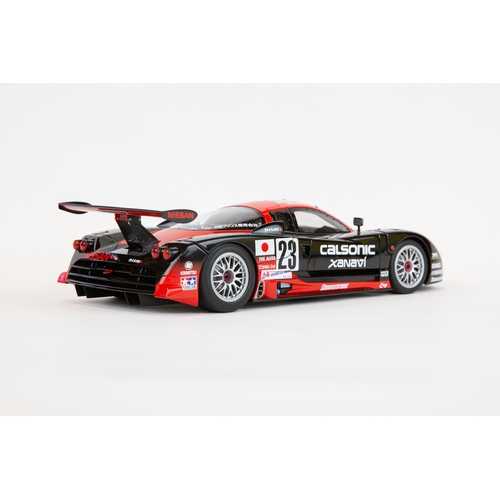 193 - A 1:18 Autoart Signature series Nissan R390 GT1 #23 Le Mans 1997. In black and red racing livery, dr... 