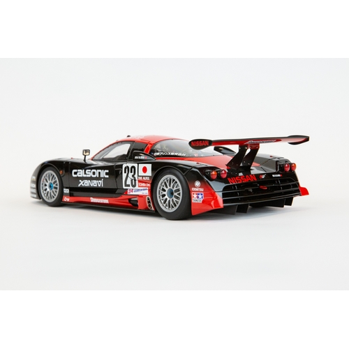 193 - A 1:18 Autoart Signature series Nissan R390 GT1 #23 Le Mans 1997. In black and red racing livery, dr... 