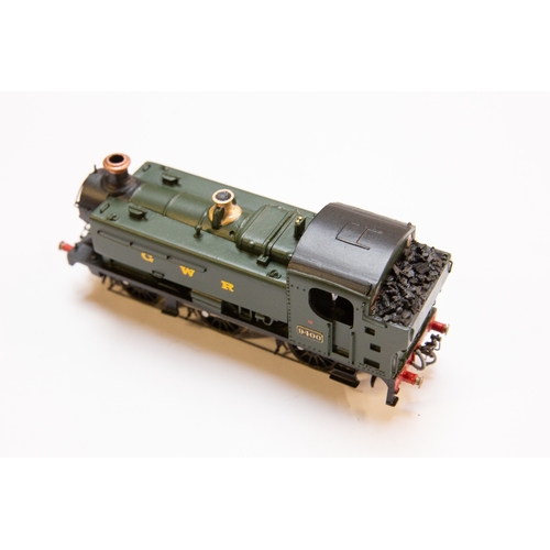 27 - A fine quality brass 00 gauge 2-rail electric Great Western class 94xx 0-6-0 Tank Locomotive, RN 940... 