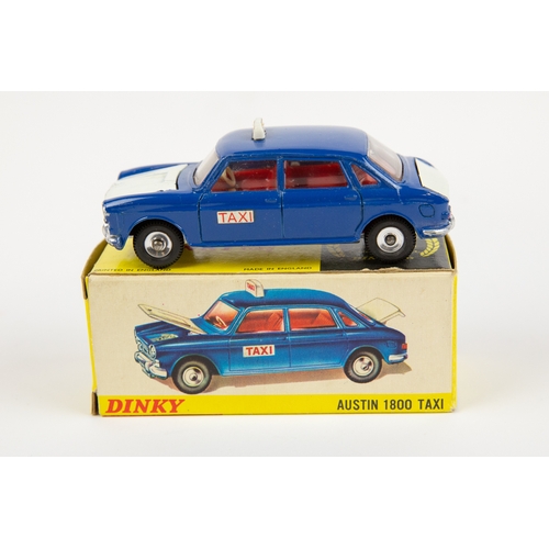 326 - 2 Dinky Toys. Ford Corsair 2000E (169). In metallic silver with black roof and red interior, cast wh... 