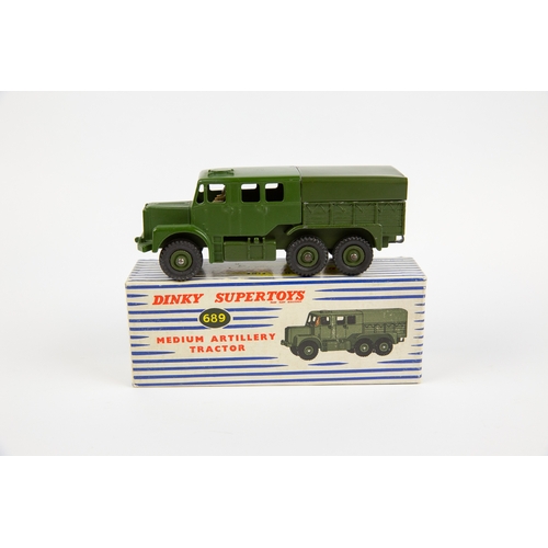 340 - 2 Dinky Supertoys Military Vehicles. RAF Pressure Refueller (642). In RAF blue livery. Plus a Medium... 
