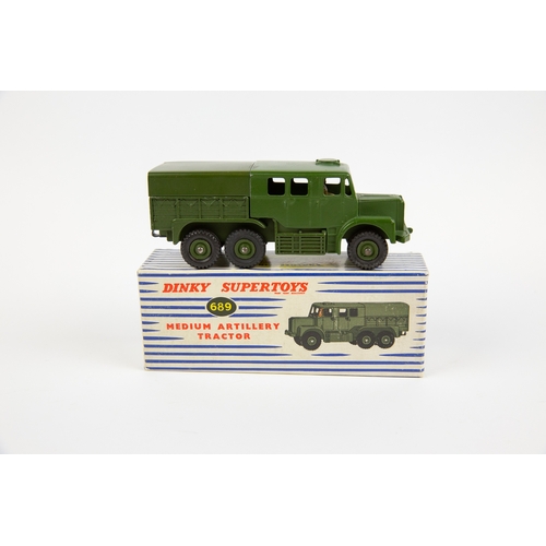 340 - 2 Dinky Supertoys Military Vehicles. RAF Pressure Refueller (642). In RAF blue livery. Plus a Medium... 
