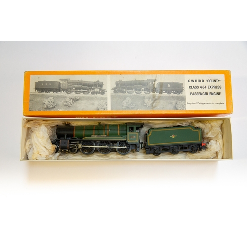 35 - A Nu-Cast white metal OO Gauge electric  BR County Class 4-6-0 tender locomotive, City of Oxford, 10... 