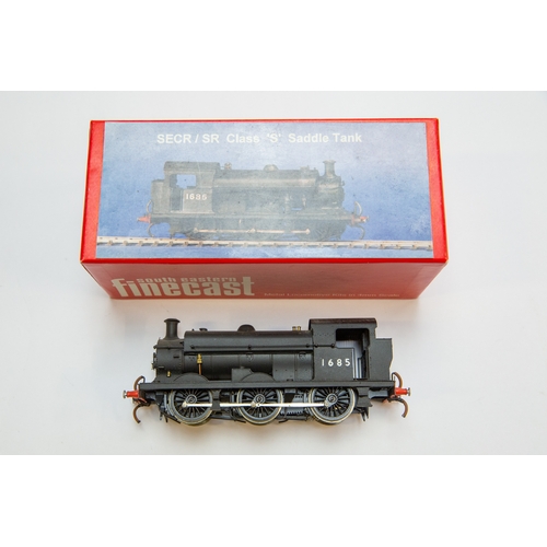 36 - A South Eastern Finecast electric SECR/SR Class 'S'  0-6-0 saddle tank  locomotive, number 1685. In ... 