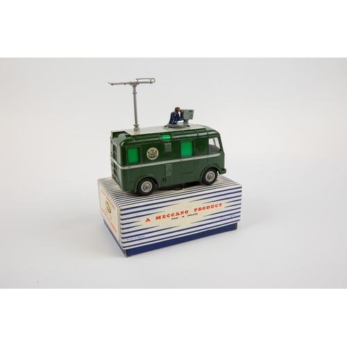 377 - Dinky Toys B.B.C. T.V. Roving Eye Vehicle (968). In dark green and grey livery, complete with plasti... 