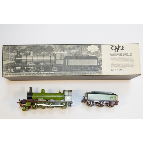 38 - A DJH Kits electric Highland Railway Jones Goods 4-6-0 tender locomotive. 103, in lined apple green ... 