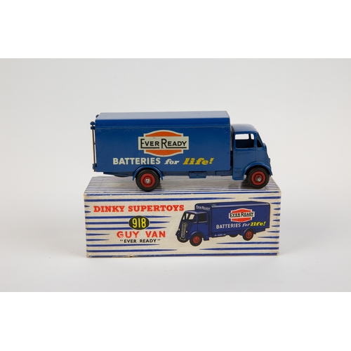 390 - Dinky Supertoys Guy Ever Ready van (918). With second type cab and red wheels and black smooth tyres... 