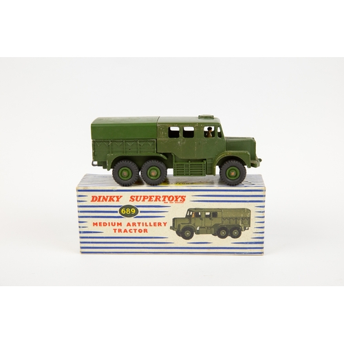 397 - 2 Dinky Supertoys Military Vehicles. RAF Pressure Refueller (642). In RAF blue livery. Plus a Medium... 