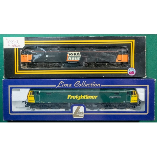 2 OO locomotives. A Dapol Class 56 Co-Co diesel locomotive, 