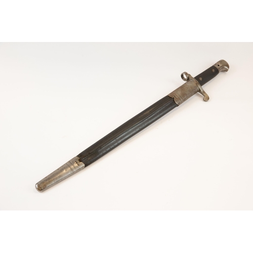 271 - A P1887 Mark 3 sword bayonet for the Martini Henry rifle, the unfullered blade by Wilkinson Sword Co... 