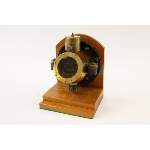 127 - A WWI Royal Flying Corps Creagh-Osborne type 5/17 brass aircraft compass, the rim marked 