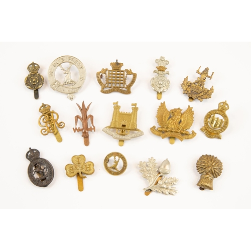 145 - 15 Yeomanry cap badges, including Ayrshire, South Notts Hussars white metal, East Kent, Suffolk, Sou... 