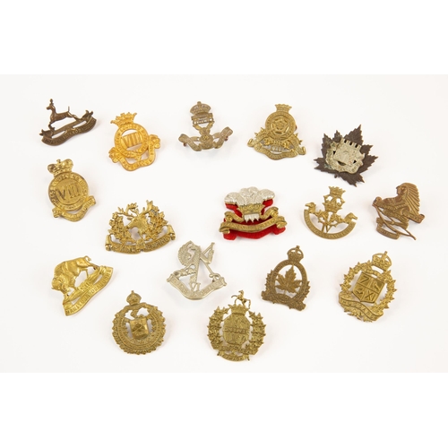 179 - 16 post 1920 Canadian Cavalry cap badges, including 2nd/10th Dragoons, Prince of Wales Rangers, 1939... 