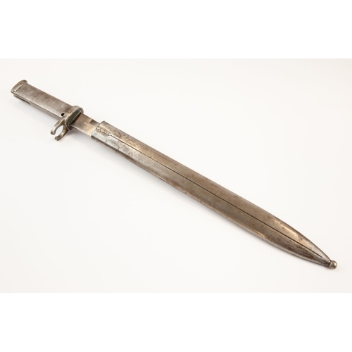 97 - A scarce Mauser Ersatz all steel bayonet, with stepped quillon, blade 12½