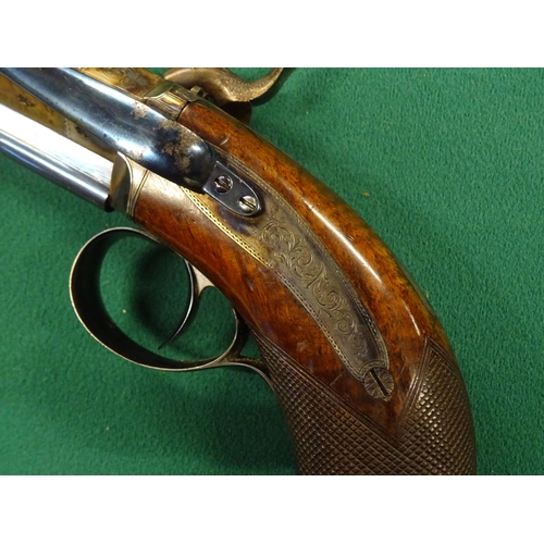 371 - A fine pair of 18 bore percussiion belt pistols by C & H Egg, c 1845, 10½