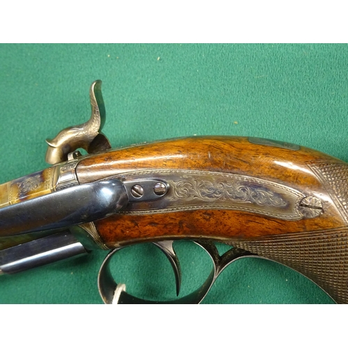 371 - A fine pair of 18 bore percussiion belt pistols by C & H Egg, c 1845, 10½