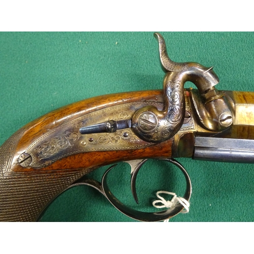 371 - A fine pair of 18 bore percussiion belt pistols by C & H Egg, c 1845, 10½