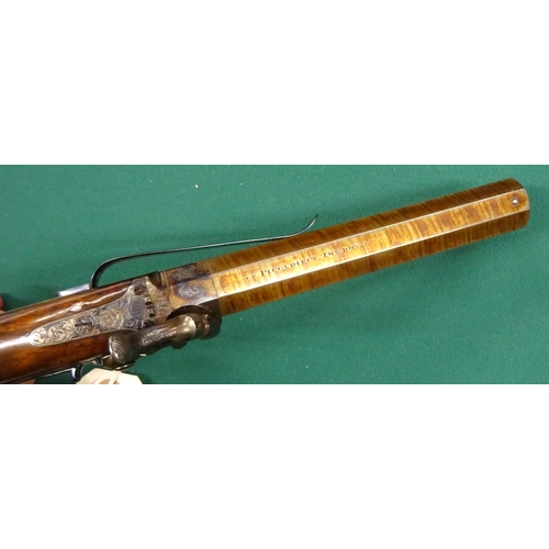 371 - A fine pair of 18 bore percussiion belt pistols by C & H Egg, c 1845, 10½