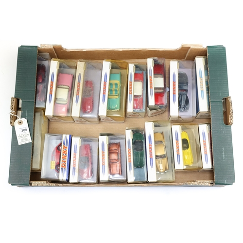 300 - 39 Matchbox Dinky including 2 3 vehicle sets plus some colour variations. 'Classic Sports Cars Serie... 