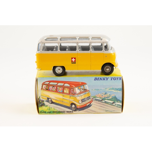 314 - A fine recreation/copy of the rare French Dinky Swiss issue Mercedes-Benz 'Petit Autocar' (minibus).... 