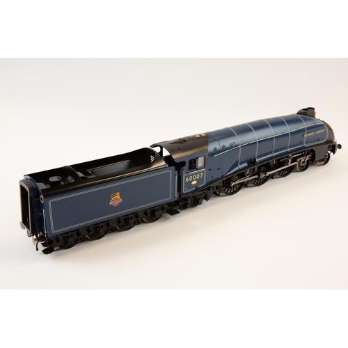 50 - L.H. Loveless & Co 2-rail O Gauge Class A4 BR/ex LNER 4-6-2 Streamlined locomotive and 8 wheeled ten... 