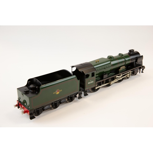 59 - Modern Bassett-Lowke 3-rail O Gauge electric BR Rebuilt Scot Class 4-6-0 Tender Locomotive Locomotiv... 