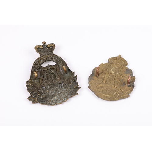 123 - 2 WWI Infantry cap badges of the 251st Bn by Stanley & Aylward; and 253rd Bn by Kinnear & Desterre. ... 