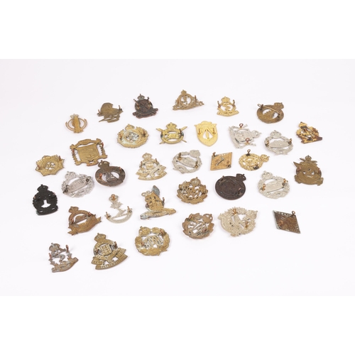 152 - 34 post 1920 Canadian cap badges, including 2nd Armoured Car Regt, New Brunswick Tank Regt, 20th Sas... 