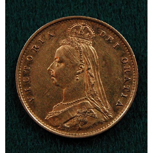 18 - Victoria AV Half Sovereign 1887 JH. GVF £175-200