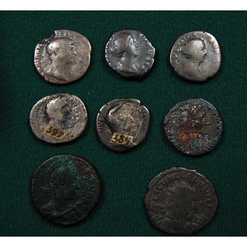 21 - Ancient coins (12), many in poor/v worn condition, but including Julius Ceasar AR Denarius, 