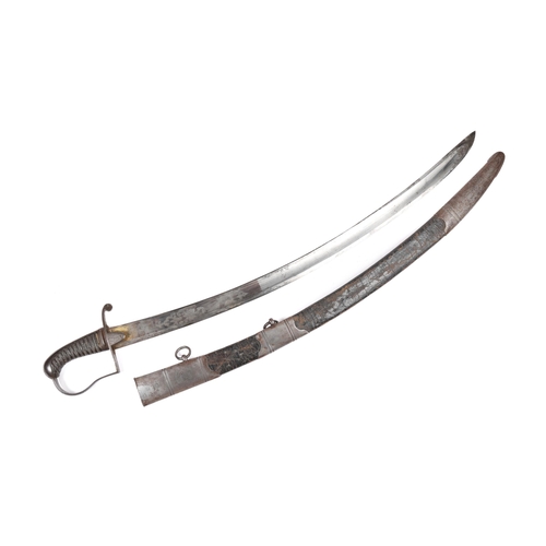 238 - A rare 1796 Light Cavalry type officer's sword of the Cinque Ports Light Dragoons, blade 29