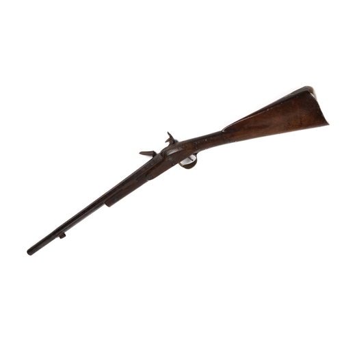 339 - A late 18th century 14 bore flintlock sporting gun, 36