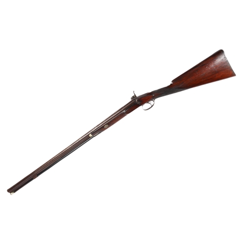 342 - An SB 14 bore percussion sporting gun, 48