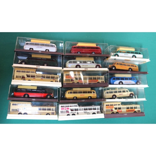 477 - 24 Brekina HO scale plastic model  Mercedes busses and coaches. Many different colours and liveries.... 