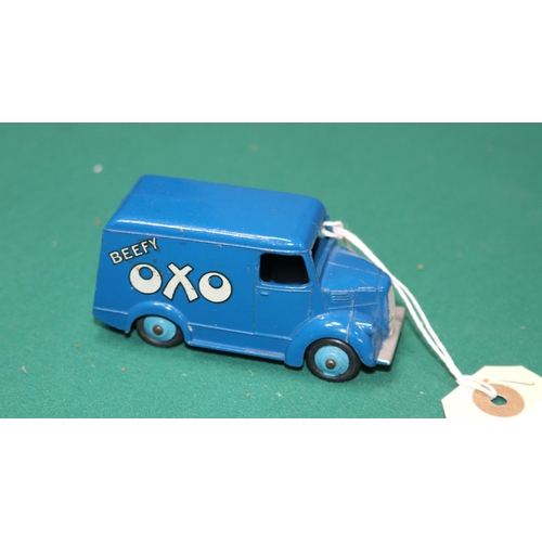 609 - A Dinky Toys Trojan Van. In blue 'Oxo' livery. VGC, minor chips only. £100-150.