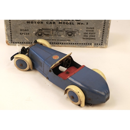 643 - A rare 1930's Meccano Motor Car Model No.3. (Compatible with No.1 motorcar constructor parts). An ex... 