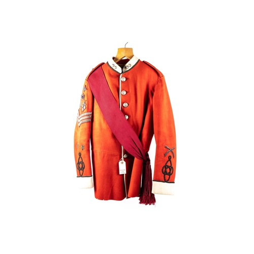 368 - A fine Victorian Colour Sergeant's scarlet tunic of the Lancashire Fusiliers Volunteer Battalion, WM... 