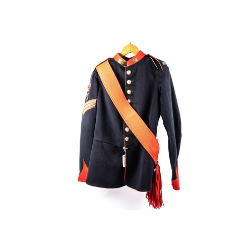 375 - A Victorian sergeant's tunic of the Army Ordnance Corps, gilding metal buttons and collar badges, gi... 