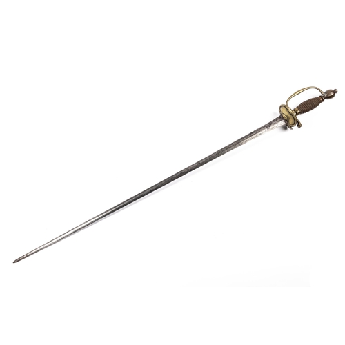 402 - A mid 18th century Infantry officer's smallsword, blade 33