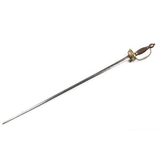 402 - A mid 18th century Infantry officer's smallsword, blade 33