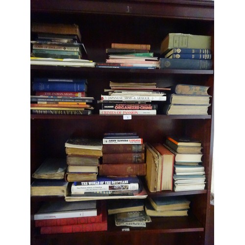 3 - A large quantity of various military, weapon and railway books, (approx 100) GC £50-60