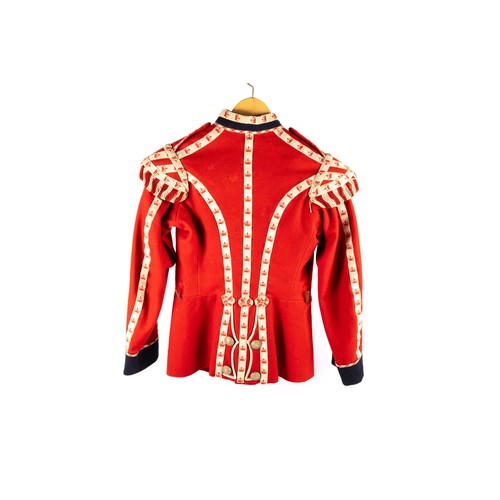 363 - A scarce post 1902 drummers scarlet tunic of the 5th Battalion Royal Sussex Regiment (Cinque Ports),... 