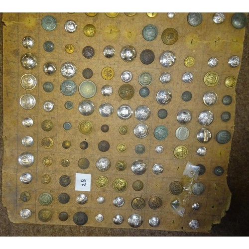 150 - Over 400 different buttons, military, police, fire brigade, naval, airlines, etc, British and overse... 